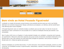 Tablet Screenshot of pousadafigueiredo.com